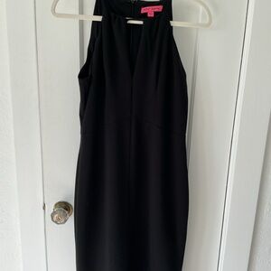 Betsey Johnson Black Midi Dress